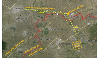 Terreno de Alto Impacto con Uso de Suelo Mixto Frente al Parque Industrial Oriente Tlaxcala