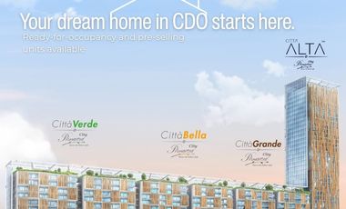Ready for Move-In 1-Bedroom Unit, Citta Verde-Primavera City, Uptown Cagayan de Oro City
