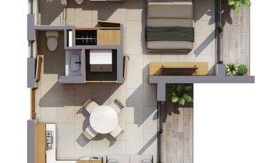 Estudio en venta Puerto vallarta