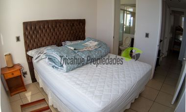 Arriendo año corrido, hermoso depto amoblado primera línea playa La Herradura. 3D y 2B. $800.000