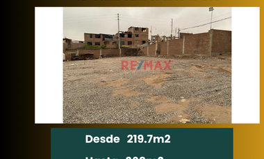 VENTA DE LOTES DE TERRENO/VILLA EL SALVADOR/ $ 960,776