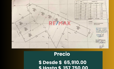 VENTA DE LOTES DE TERRENO/VILLA EL SALVADOR/ $ 960,776