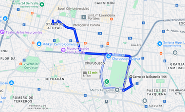 Departamento en Venta Campestre Churubusco Coyoacán CDMX