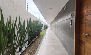 Renta departamento planta baja con 2 jardines | Cholula, Puebla