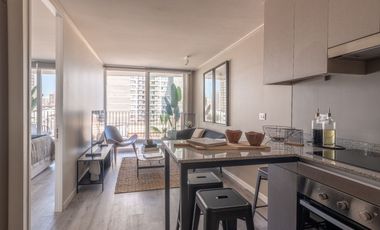 Exclusivo departamento en corazón de Santiago. Edificio Multifamily