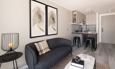 Exclusivo departamento en corazón de Santiago. Edificio Multifamily