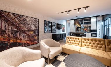 Exclusivo departamento en corazón de Santiago. Edificio Multifamily