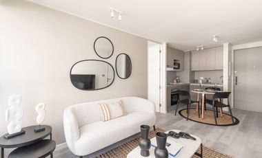 Exclusivo departamento en corazón de Santiago. Edificio Multifamily