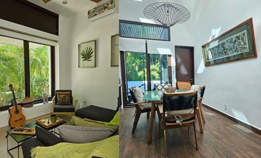 Estilosa Casa en la Selva con Alberca Privada y Rooftop en TAO Tulum Country Club