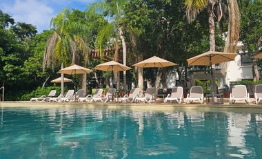 Estilosa Casa en la Selva con Alberca Privada y Rooftop en TAO Tulum Country Club
