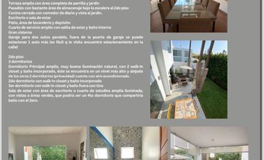 Venta de linda casa en condominio en La Encantada de Villa