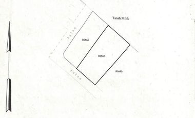 Freehold land sale 400m² Bumbak Umalas Kerobokan