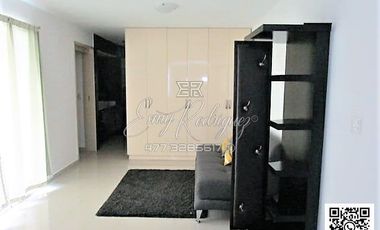 DEPARTAMENTO AMUEBLADO EN RENTA, TORRE AZUL, PASEO DE LOS INSURGENTES, 1 REC, 2 AUTOS, ALBERCA, GYM