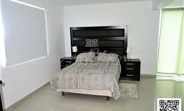 DEPARTAMENTO AMUEBLADO EN RENTA, TORRE AZUL, PASEO DE LOS INSURGENTES, 1 REC, 2 AUTOS, ALBERCA, GYM