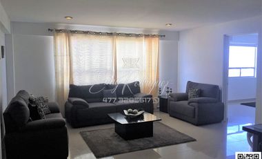 DEPARTAMENTO AMUEBLADO EN RENTA, TORRE AZUL, PASEO DE LOS INSURGENTES, 1 REC, 2 AUTOS, ALBERCA, GYM