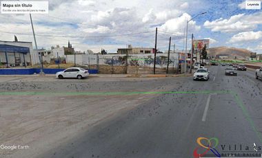 EXCELENTE TERRENO COMERCIAL EN ESQUINA SOBRE VIALIDADES DE ALTO FLUJO VEHICULAR