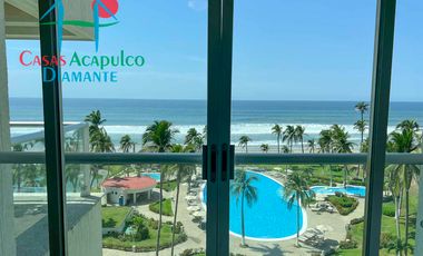 Frente al mar. En exclusivo departamento con terraza panorámica y acceso directo a la playa