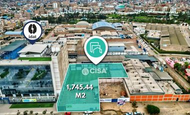 VENTA DE TERRENO DE 1746M2 EN ZONA COMERCIAL EN SAN JUAN DE MIRAFLORES (CZ)