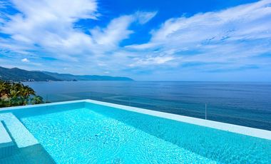 Villa de lujo frente al mar en Conchas Chinas, Puerto Vallarta | 6 recámaras, alberca privada, vistas espectaculares