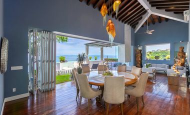 Villa de lujo frente al mar en Conchas Chinas, Puerto Vallarta | 6 recámaras, alberca privada, vistas espectaculares