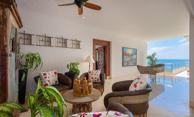 Villa de lujo frente al mar en Conchas Chinas, Puerto Vallarta | 6 recámaras, alberca privada, vistas espectaculares