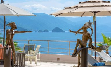 Villa de lujo frente al mar en Conchas Chinas, Puerto Vallarta | 6 recámaras, alberca privada, vistas espectaculares