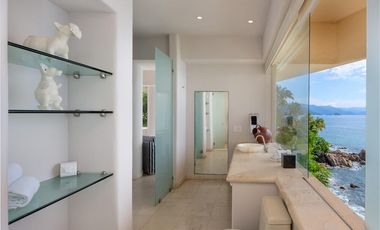 Villa de lujo frente al mar en Conchas Chinas, Puerto Vallarta | 6 recámaras, alberca privada, vistas espectaculares