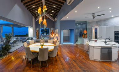 Villa de lujo frente al mar en Conchas Chinas, Puerto Vallarta | 6 recámaras, alberca privada, vistas espectaculares