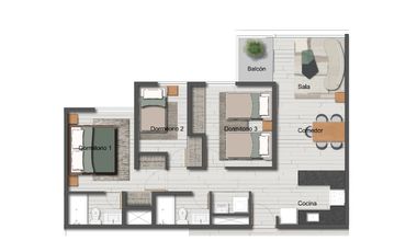 VENTA DEPARTAMENTO EN BOSQUIRA - VILLA CLUB
