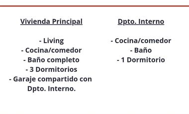 Casa en Venta - Rawson