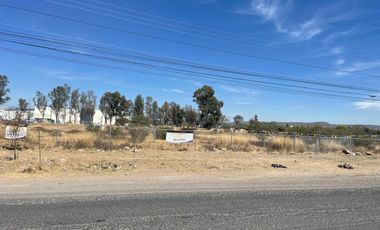 RENTA DE TERRENO EN GUADALUPE LA VENTA, EL MARQUES, ZONA AEROPUERTO, SOBRE CARRETERA