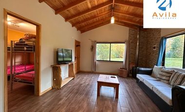 Pucón Los Calabozos (zona verde) parcela con 2 casas de 3D 2B COD.VTAP219