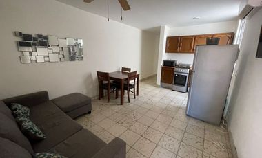 SE RENTA DEPARTAMENTO AMUEBLADO DE 2 RECAMARAS, GAVIOTAS.