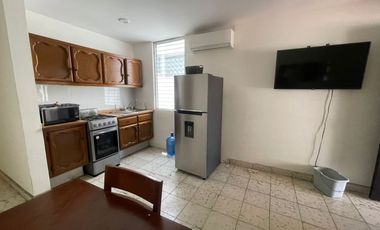 SE RENTA DEPARTAMENTO AMUEBLADO DE 2 RECAMARAS, GAVIOTAS.