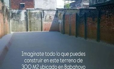 Se vende terreno en Babahoyo