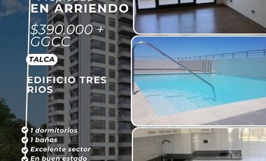 🏢 Departamento en Arriendo – Edificio Tres Ríos, Talca