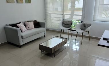 Samborondon, renta de lindo departamento 2 dormitorios full amoblado