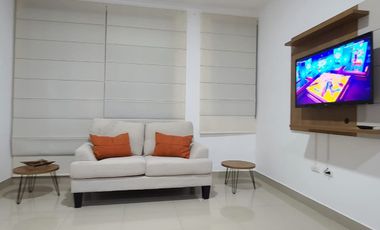 Samborondon, renta de lindo departamento 2 dormitorios full amoblado