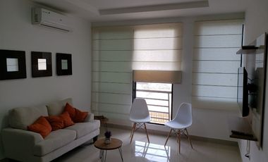 Samborondon, renta de lindo departamento 2 dormitorios full amoblado