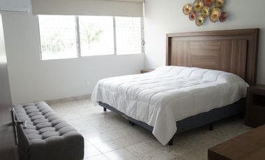 SE RENTA DEPARTAMENTO AMUEBLADO DE 2 RECAMARAS, GAVIOTAS.