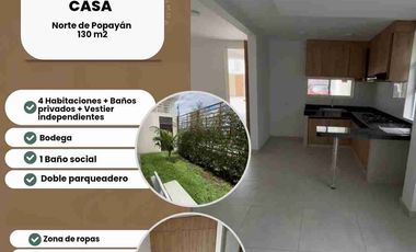 Hermosa casa esquinera en campo bello Popayán