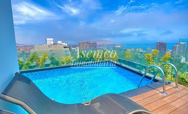 ¡Bajo de Precio! Venta de Moderno Dúplex en Barranco – Vista al Mar –