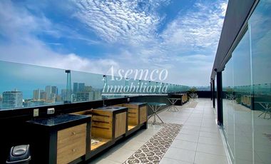 ¡Bajo de Precio! Venta de Moderno Dúplex en Barranco – Vista al Mar –