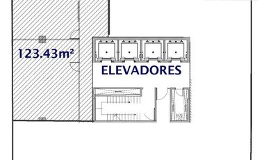 Espacio corporativo de 123 m² en renta en Torre JV  que hablan por tu empresa