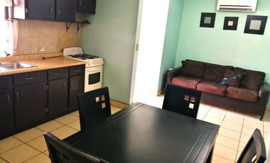 Departamento en renta amueblado ubicado al poniente de Hermosillo