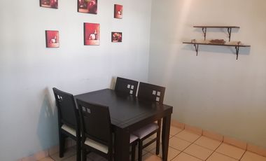 Departamento en renta amueblado ubicado al poniente de Hermosillo