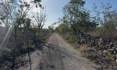 se vende terreno Tetiz cerca Hunucma