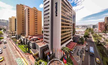 SUITE AMOBLADA EN RENTA – SWISSÔTEL, 12 DE OCTUBRE, CENTRO NORTE DE QUITO