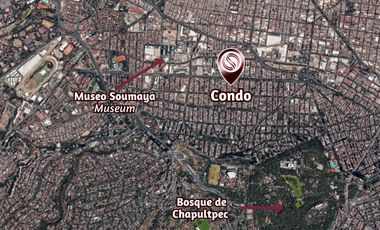 Penthouse con jacuzzi privado, terraza y fogatero, en venta, Polanco, CDMX
