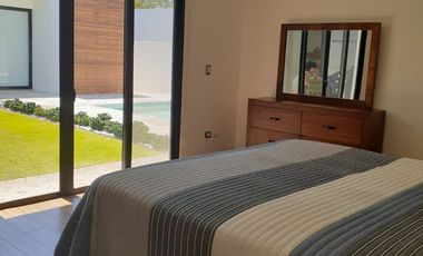 For Sale,  one level home with private pool, full equipped and furnished